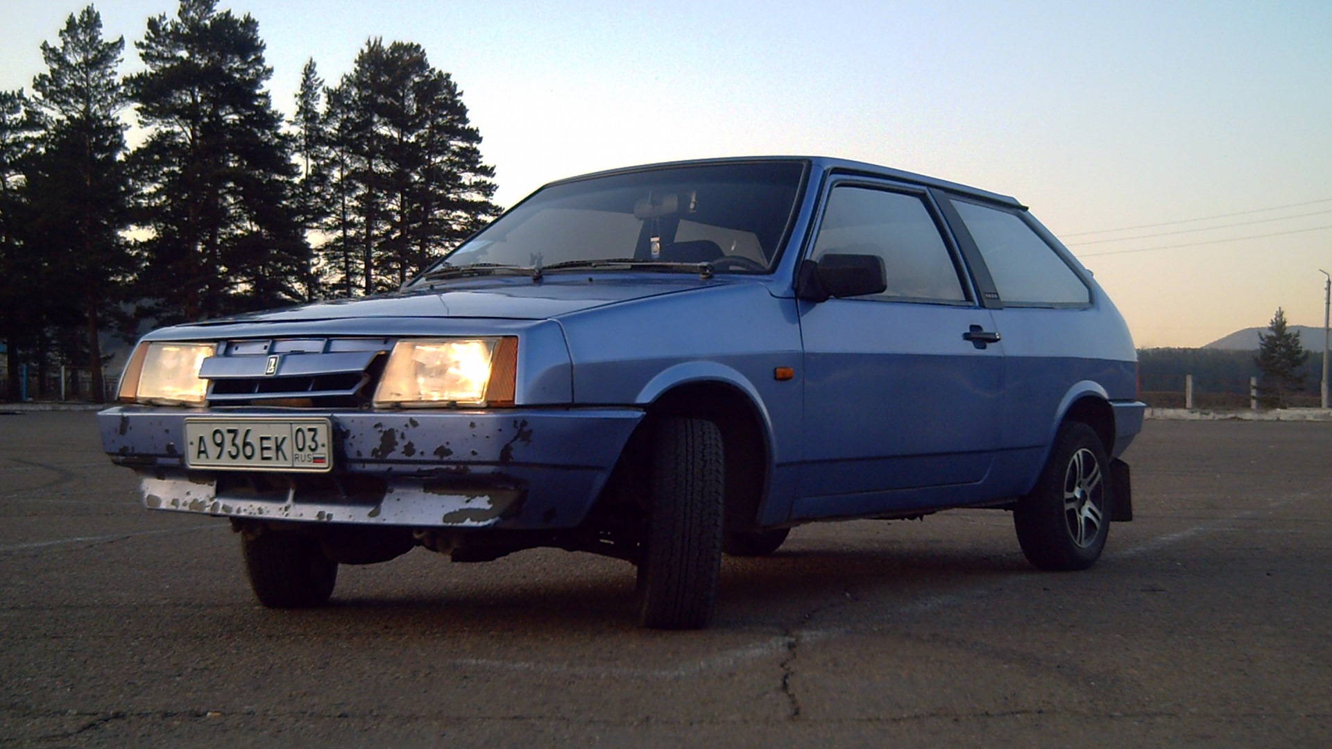 Lada 2108 1.3 бензиновый 1990 | Голубой металлик на DRIVE2