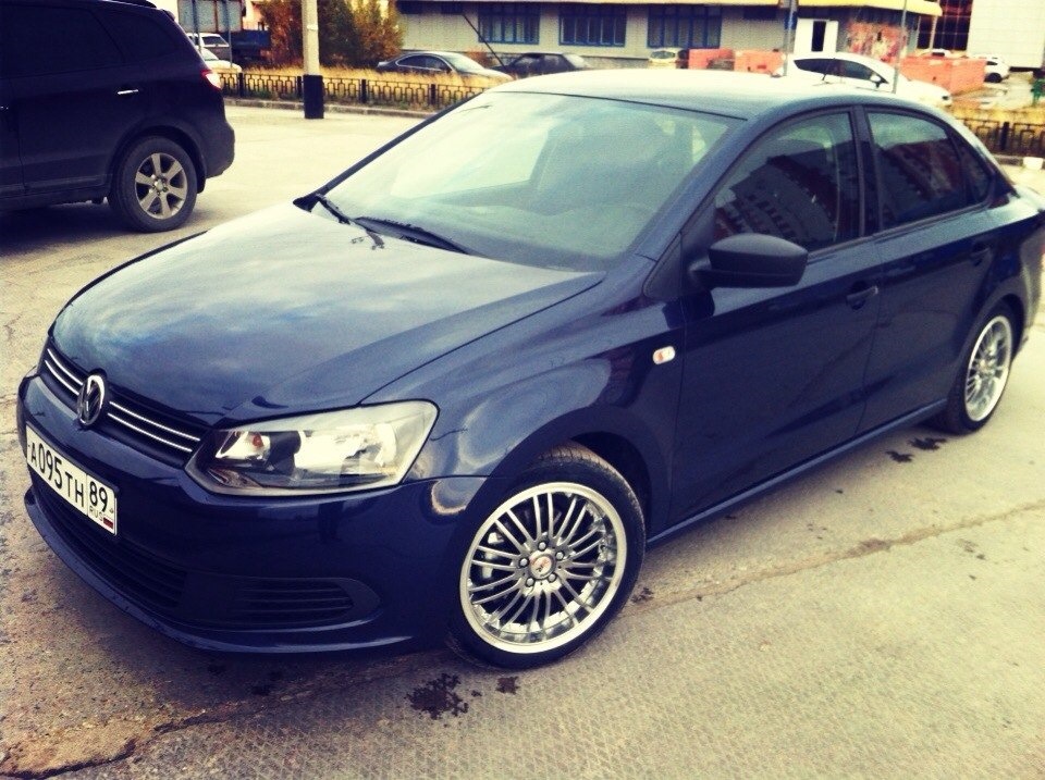 И так опять возвращаемся к выбору дисков)) — Volkswagen Polo Sedan, 1,6 ...