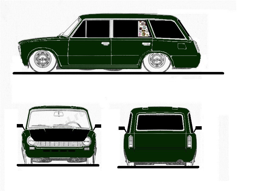 Чертежи ваз 2102
