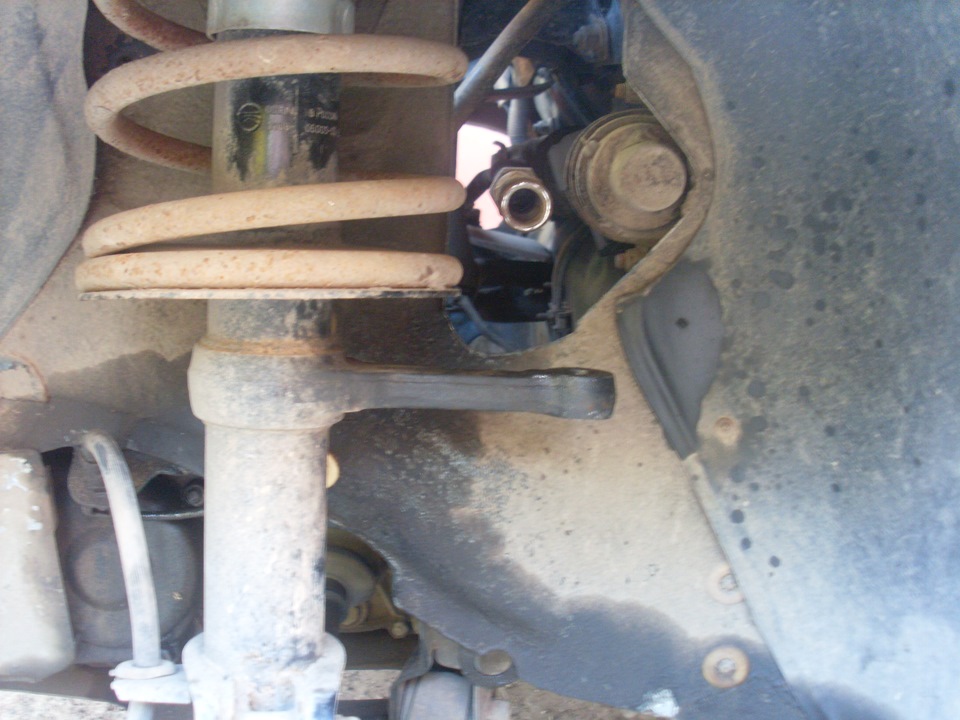 Замена рулевых наконечников. — Lada 2114, 1,6 л, 2007 года | запчасти ...