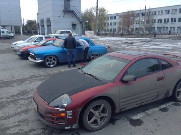 Небольшая встреча=)) — Mitsubishi Eclipse (2G), 2,5 л, 1999 года ...