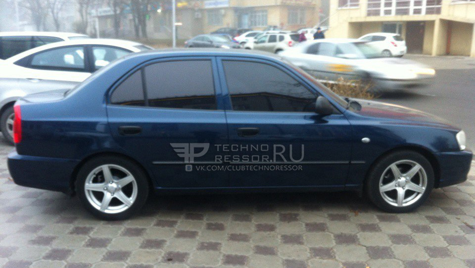 [Hyundai Accent] Пружины " Техно рессор " -30мм, -50мм, -70мм для ...