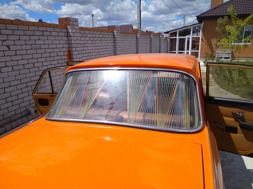 Почти тонировка :) — ИЖ Москвич 412, 1,5 л, 1975 года | аксессуары | DRIVE2