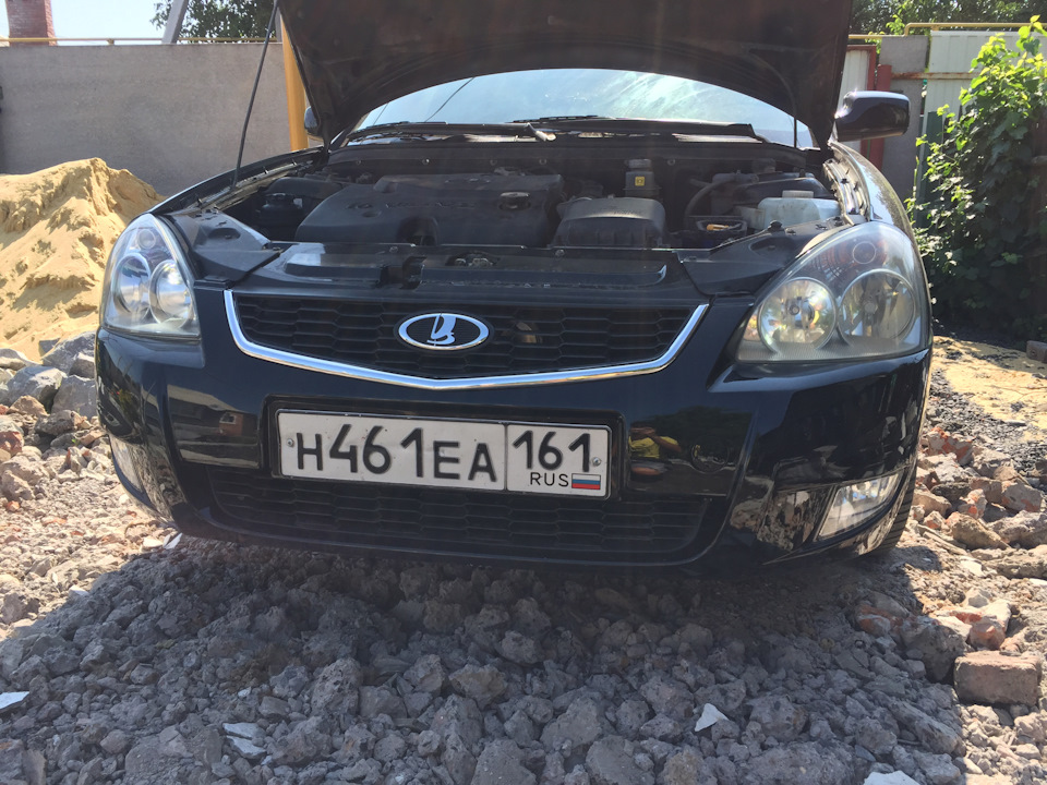 Диоды в габариты 5000к — Lada Приора седан, 1,6 л, 2008 года | стайлинг ...