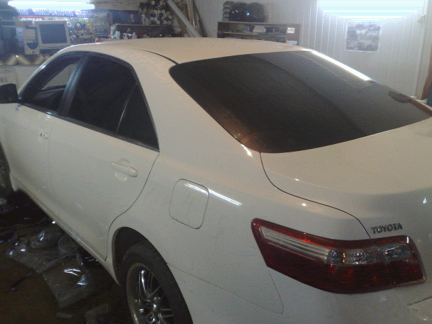 Rear window tinting - Toyota Camry 35 L 2010