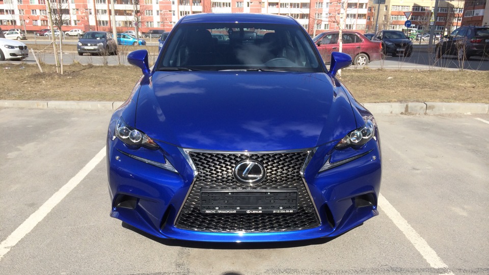 Lexus is f Ultrasonic Blue Metallic