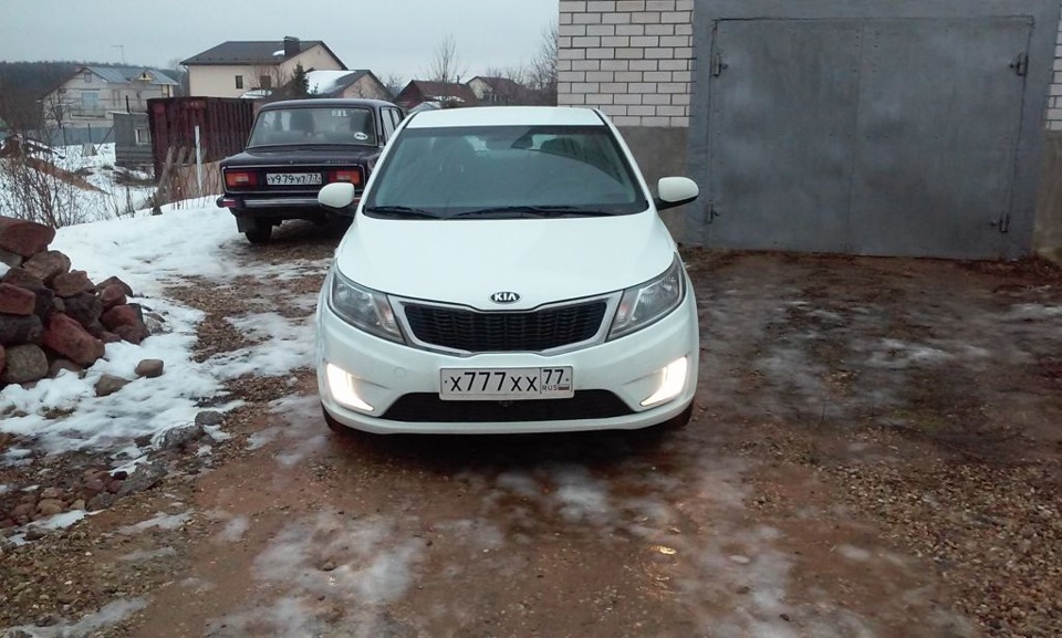 противотуманки kia rio 3