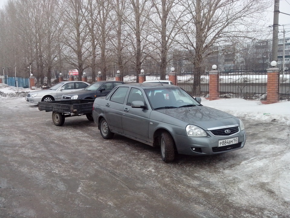 Фаркоп — Lada Приора седан, 1,6 л, 2011 года | просто так | DRIVE2