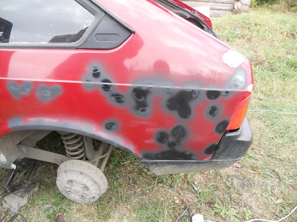 Кузовная шпаклёвка — Москвич 2141, 1,6 л, 1998 года | своими руками ...