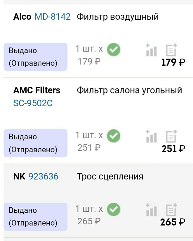 Запчасти на фото: SC9502C, MD8142. Фото в бортжурнале Suzuki Wagon R