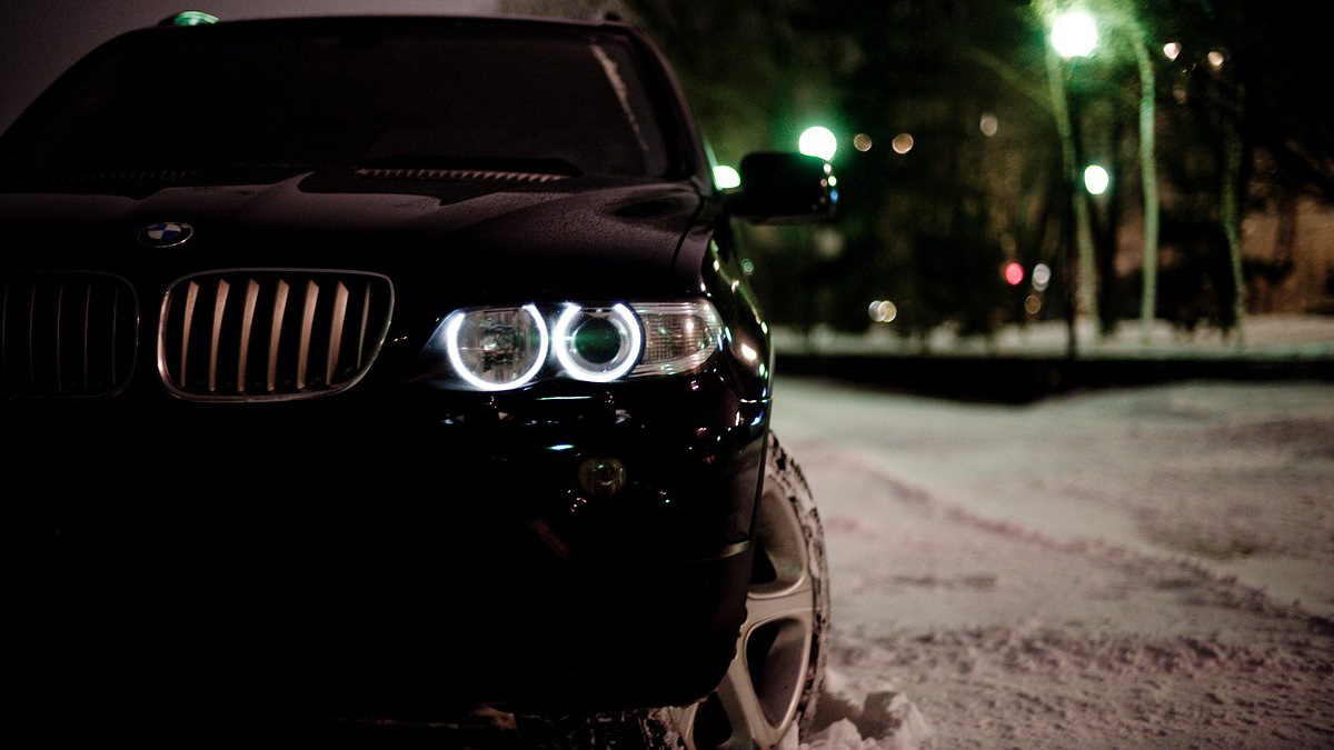 BMW x5 в тумане