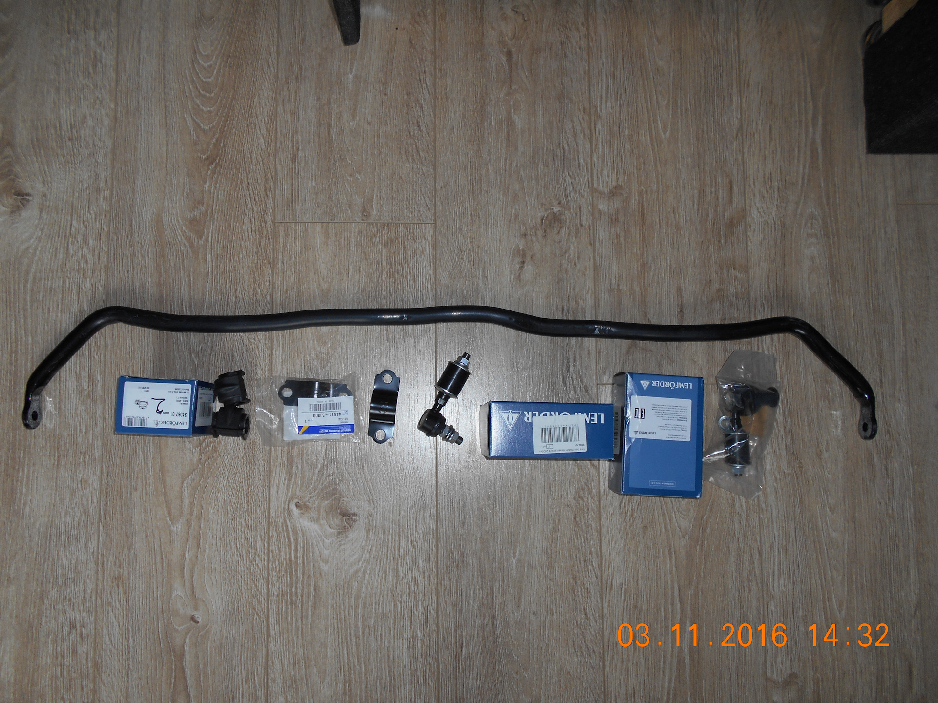 Стабилизатор поперечной устойчивости — Nissan Almera Classic (B10), 1,6 ...