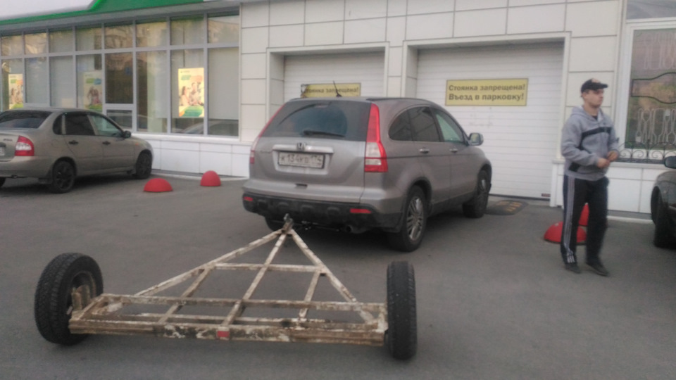 Установка фаркопа — Honda CR-V (RE), 2 л, 2008 года | своими руками ...