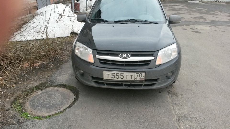 Рыжики в дхо — Lada Гранта (1G), 1,6 л, 2013 года | стайлинг | DRIVE2