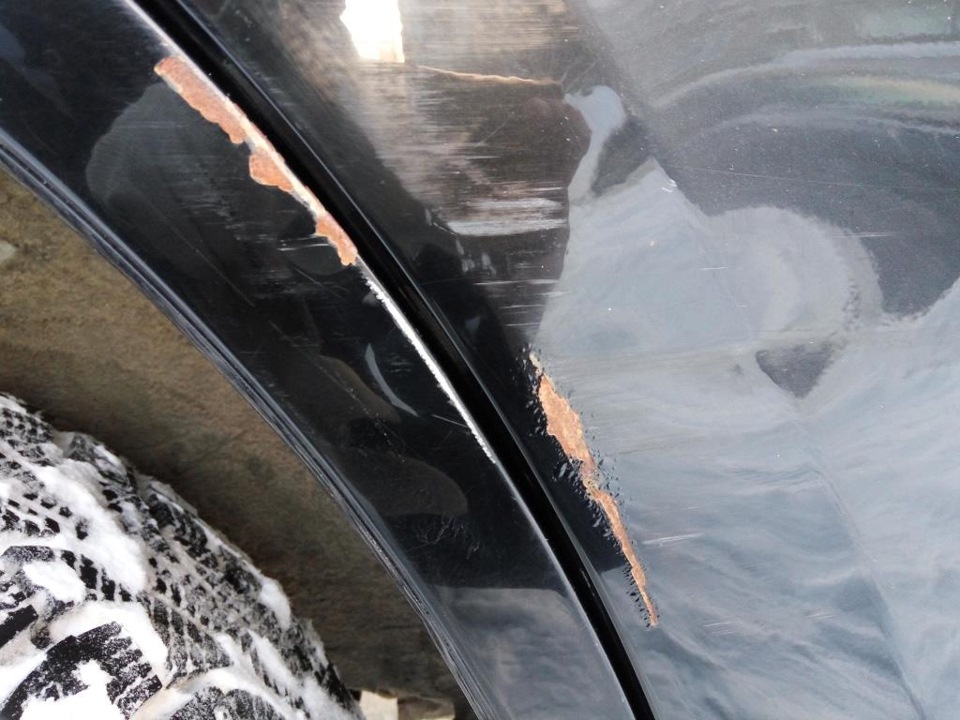 Посоветуйте как скрыть ржу. — Toyota RAV4 (III), 2 л, 2011 года ...