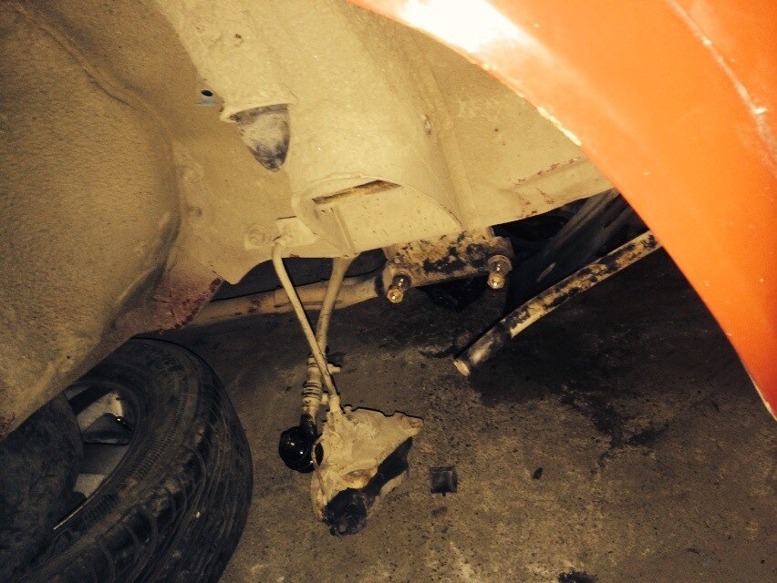 покраска подкапотного пространства и разборка передней подвески — Lada ...