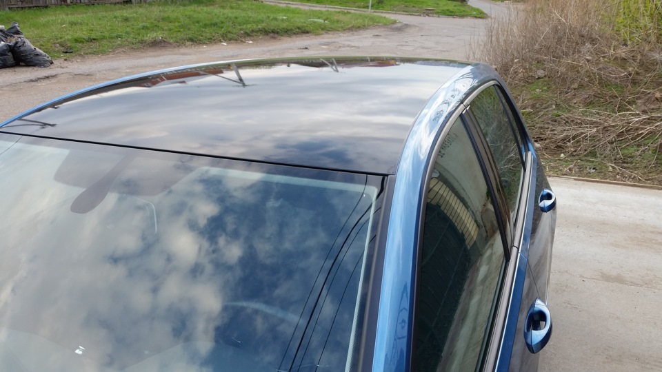 Пленка на крышу — Volkswagen Golf Mk7, 1,2 л, 2013 года | стайлинг | DRIVE2
