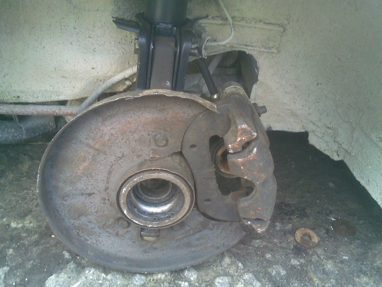 Передние стойки. — Lada Ока 1111, 0,7 л, 1990 года | запчасти | DRIVE2