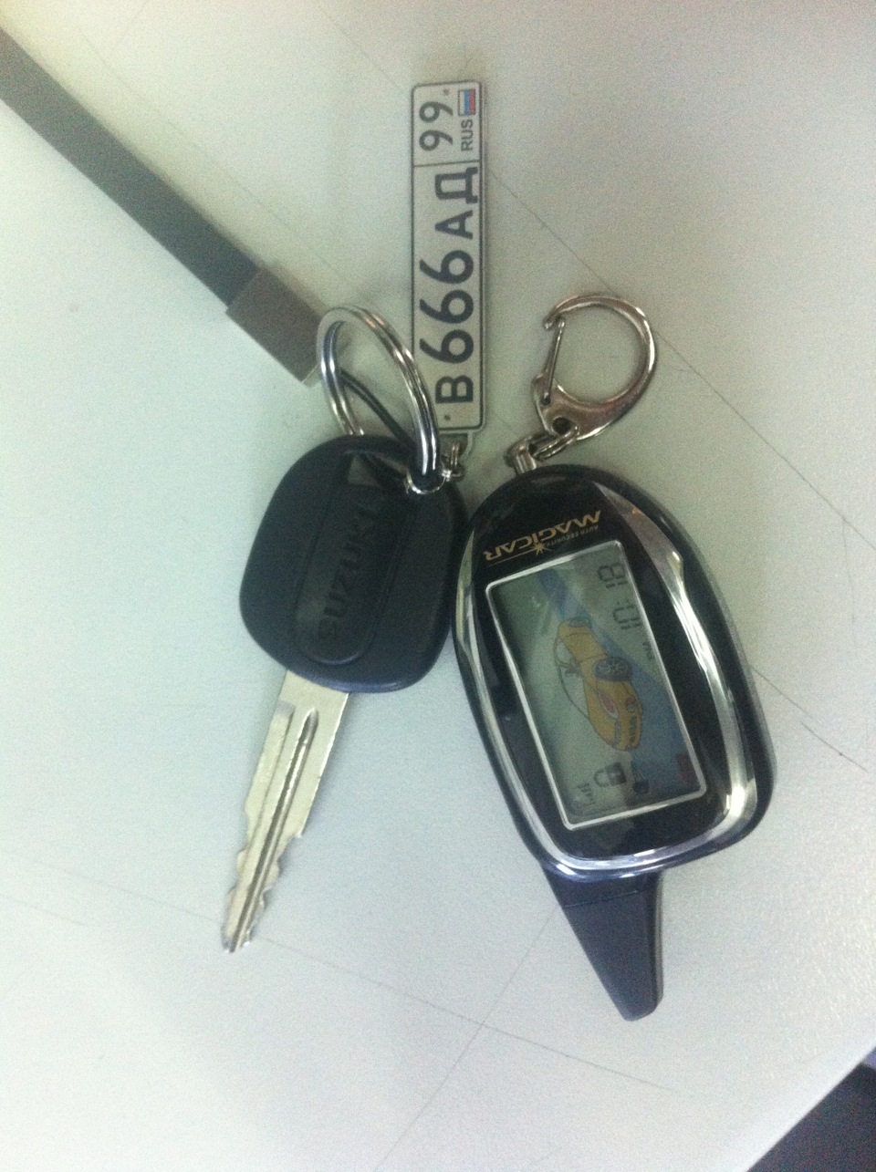 Установка сигнализации с автозапуском — Suzuki Forenza, 2 л., 2006 года ...