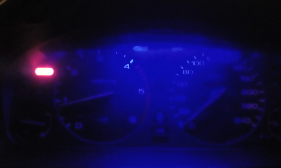 Пересвет приборной панели — Honda Accord (5G), 2 л, 1996 года ...