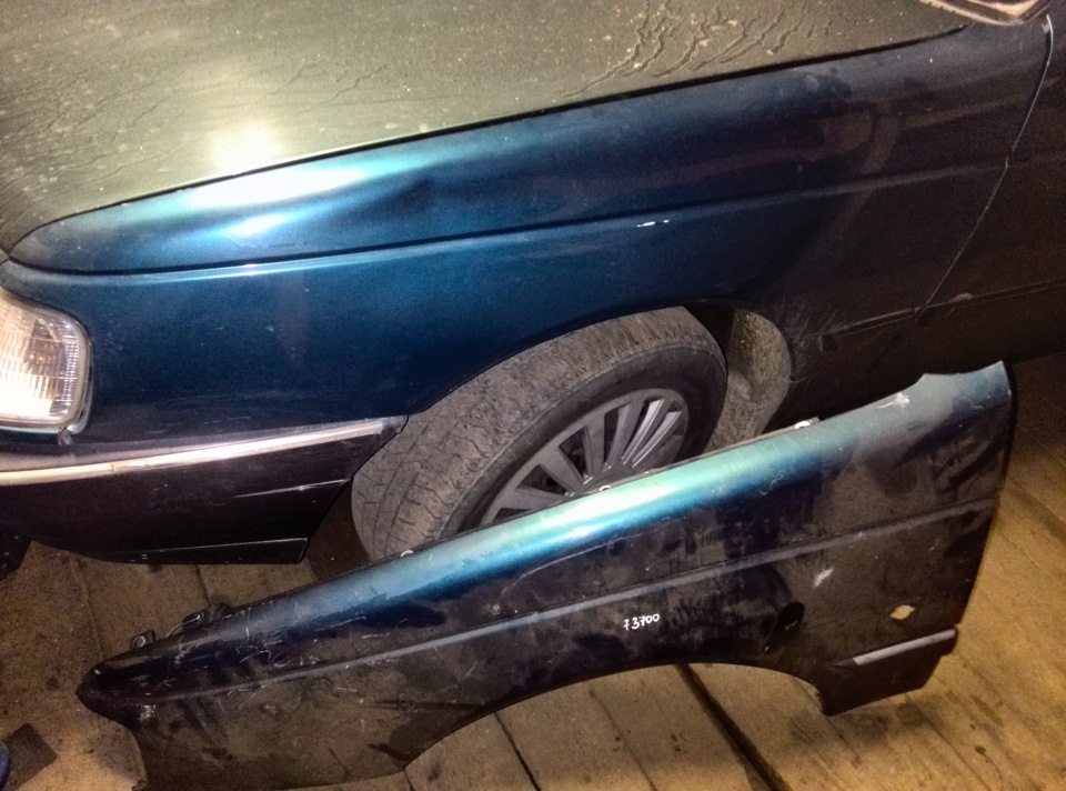 буду менять левое крыло и красить капот — Peugeot 405, 1,6 л, 1995 года ...