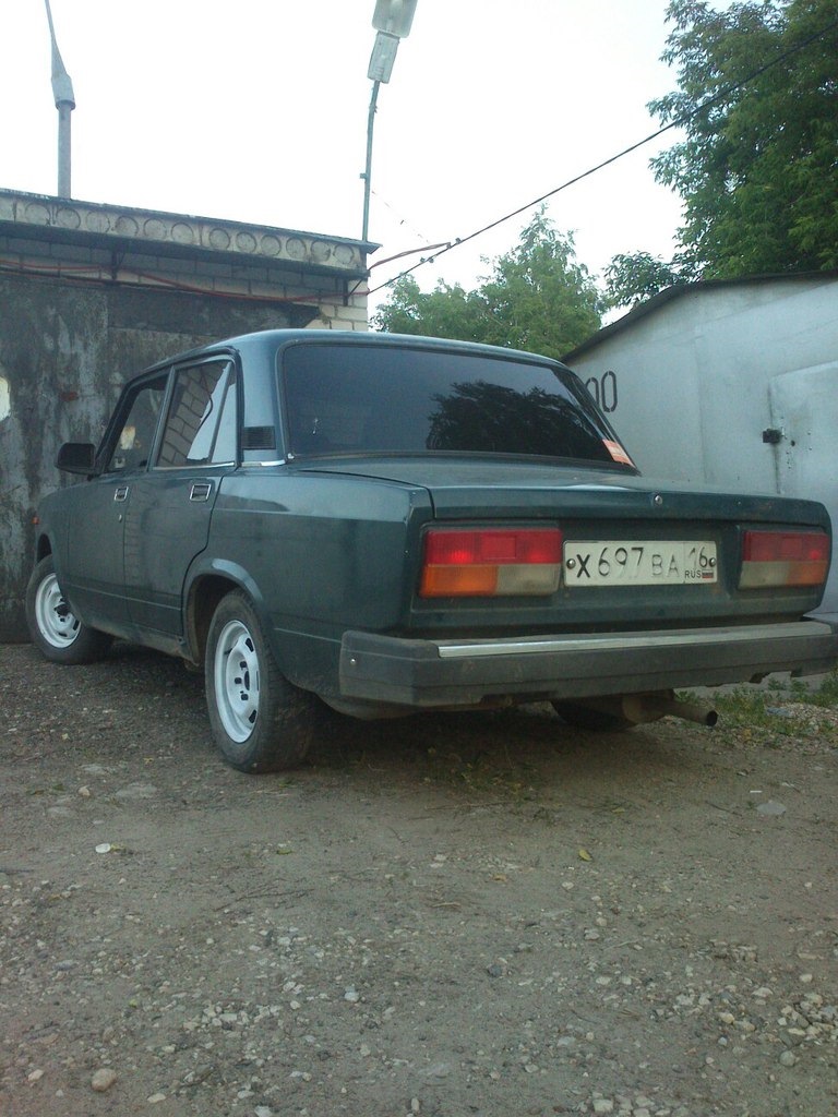 Штампы в белый мат:) — Lada 21074, 1,6 л, 2006 года | колёсные диски |  DRIVE2