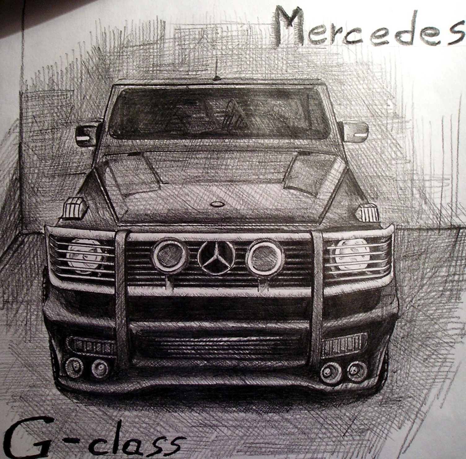 Mercedes Benz g63 раскраска