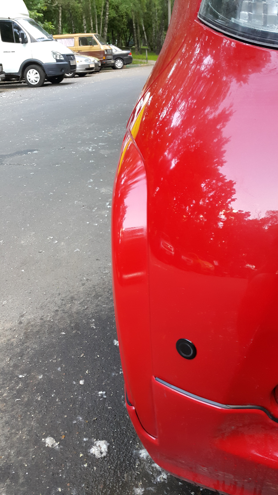 Шкурим 1000 потом 2000 и полируем — Toyota iQ