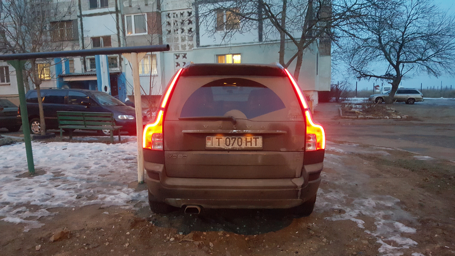 светодиодные задние фонари volvo xc70