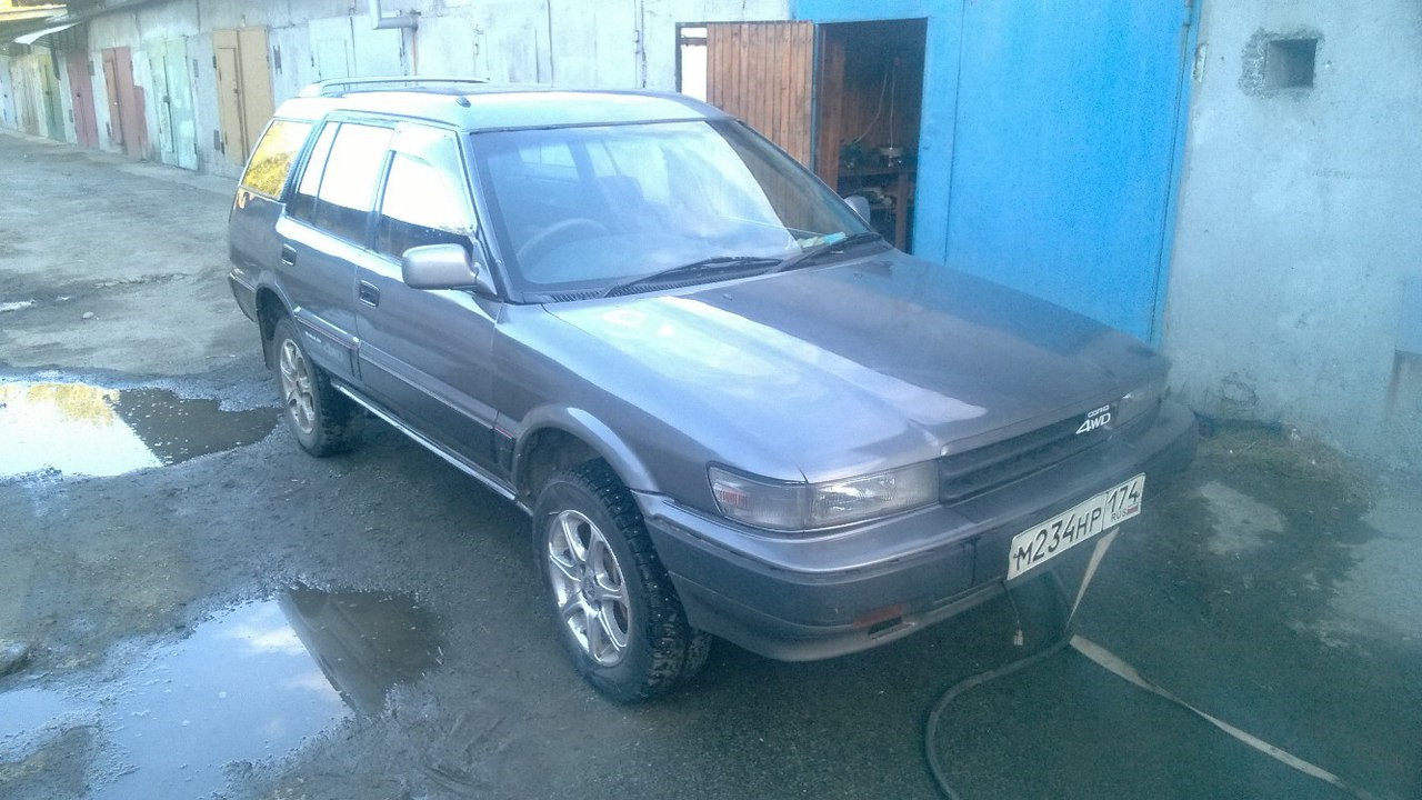 Toyota Sprinter Carib (AE95G) 1.8 бензиновый 1990 | Wagon 4wd на DRIVE2