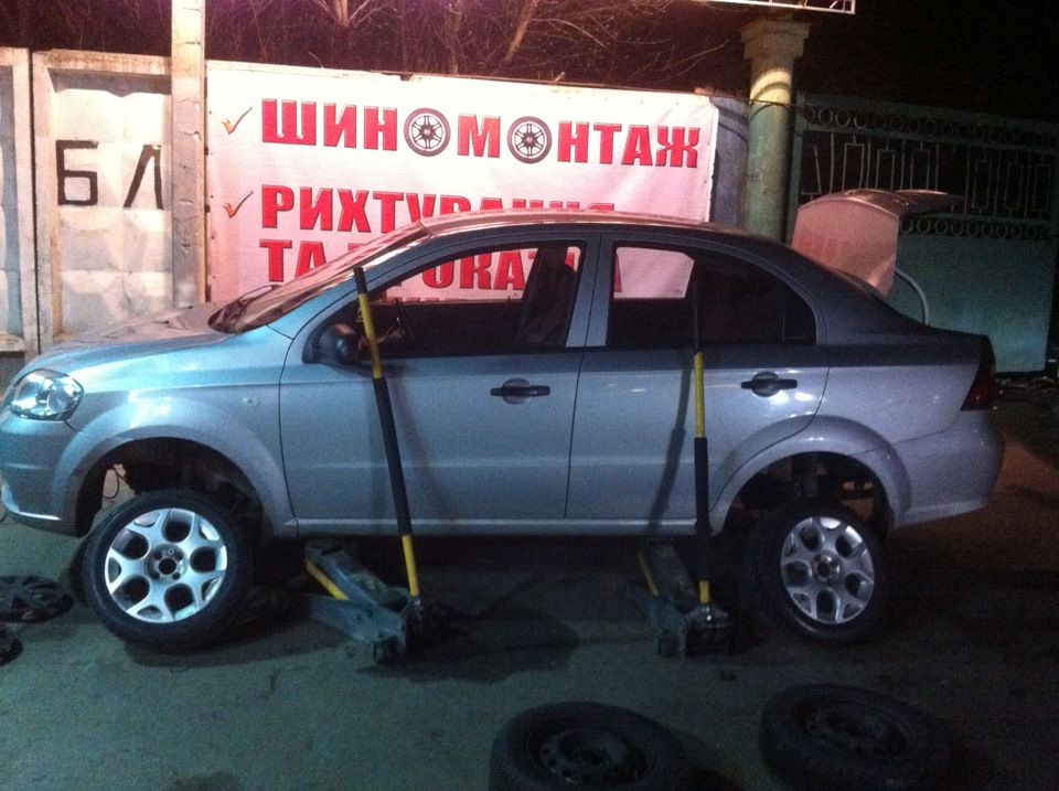 подготовился к лету ))) — Chevrolet Aveo Sedan (1G), 1,5 л, 2006 года ...