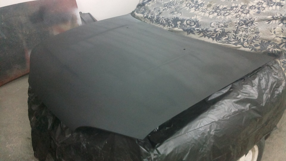 Подготовка к покраске капота) — Mitsubishi Mirage IV, 1,3 л, 1993 года ...