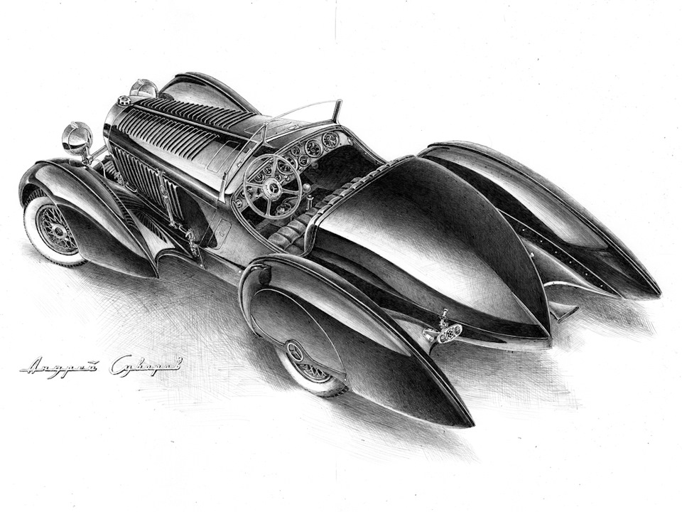 Horch 853 чертежи