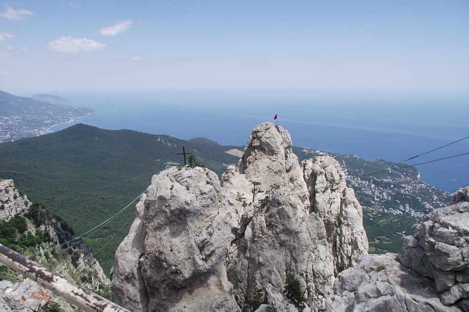 Серпантин на ай Петри в Крыму