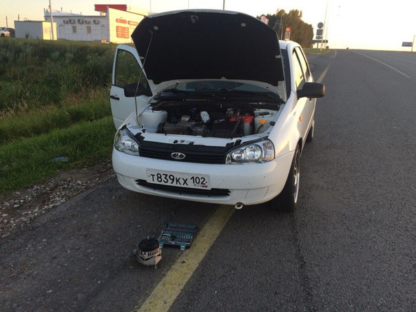 поездка на соревнования АМТ в Оренбург — LADA Калина универсал, 1,6 л ...