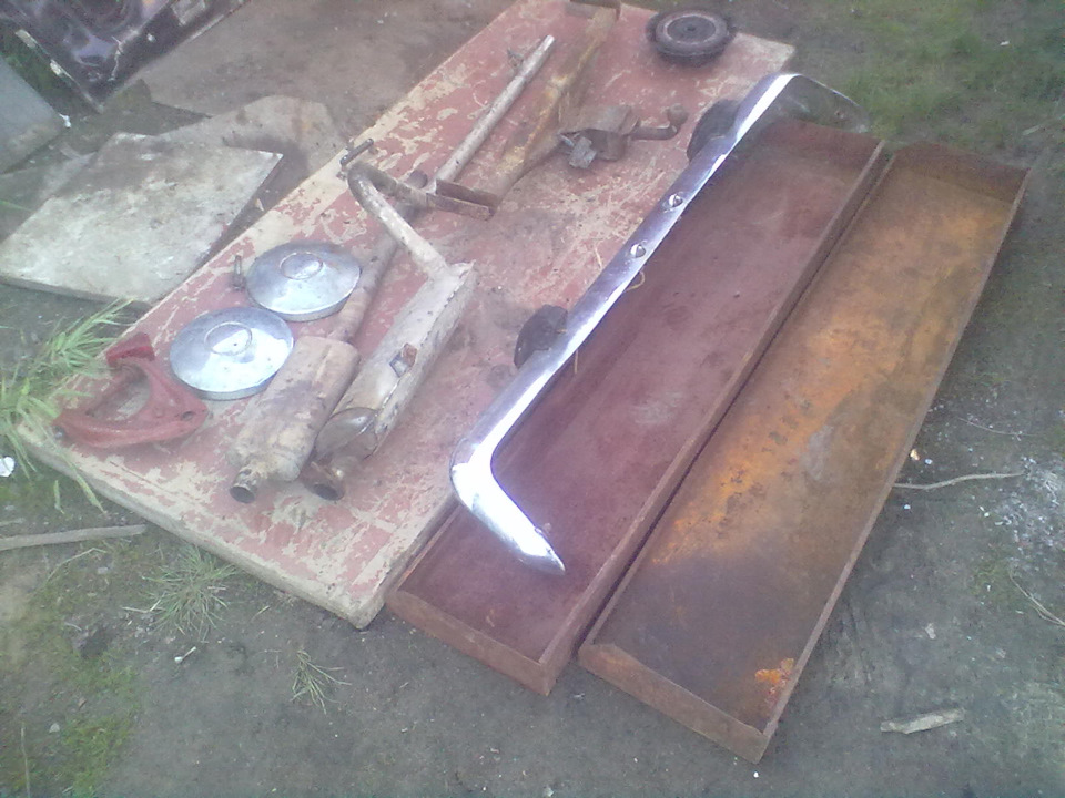 выхлопная из нержавейки и запчасти — ИЖ Москвич 412, 1,5 л, 1973 года ...