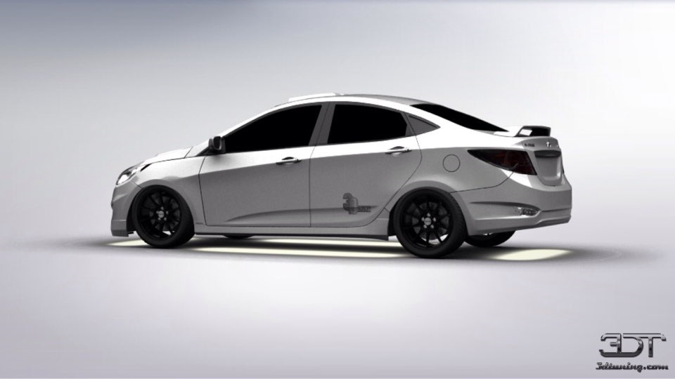 3D Tuning - Hyundai Solaris, 1,6 л, 2014 года тюнинг DRIVE2