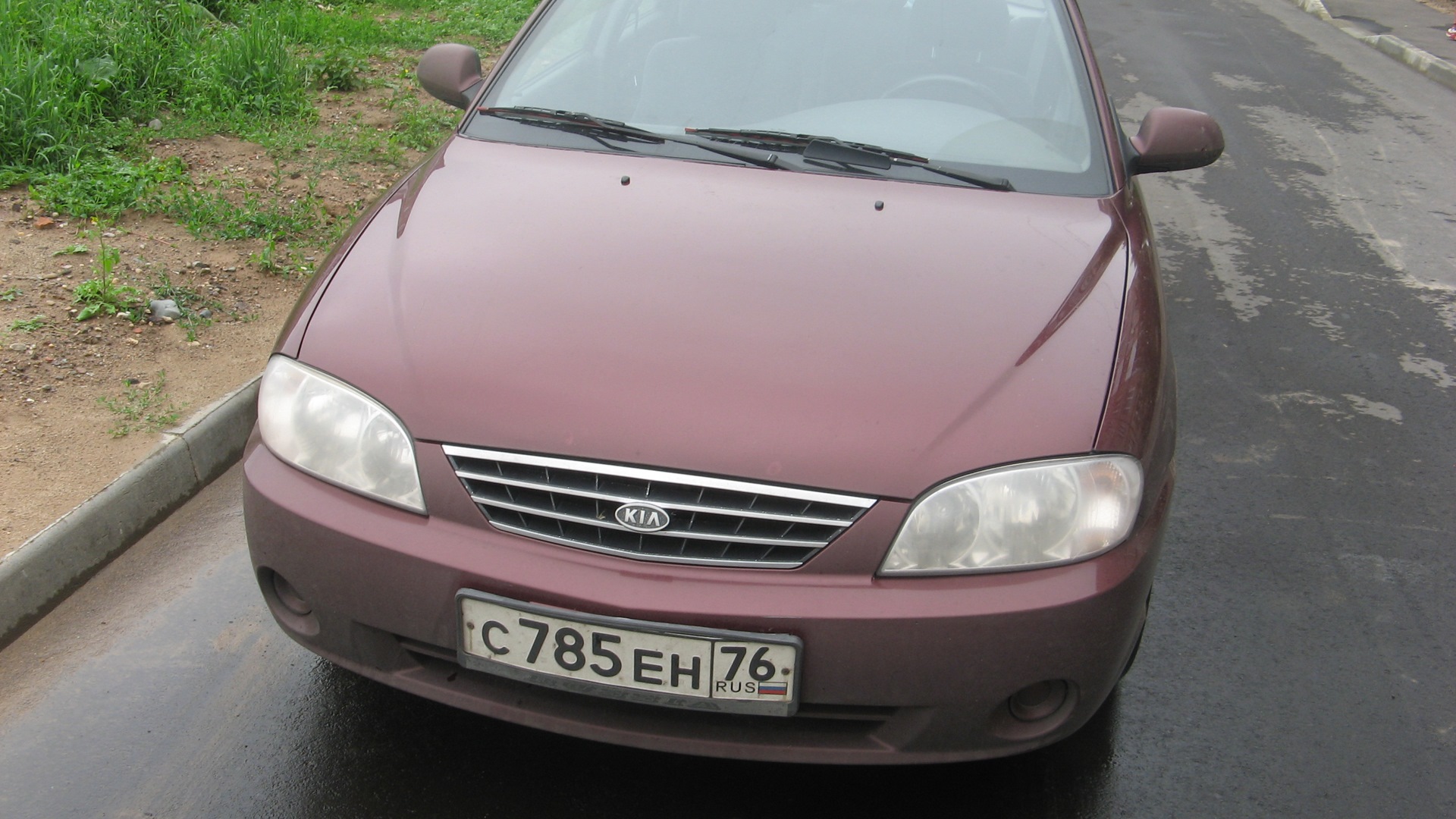 KIA Spectra 1.6 бензиновый 2007 | красная подруга на DRIVE2