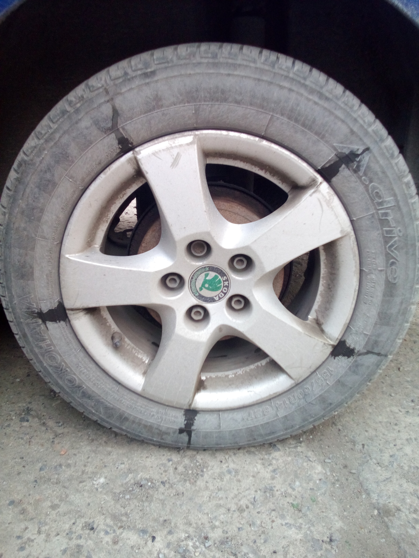 Помер задний тормозной цилиндр — Skoda Fabia Mk1, 1,2 л, 2006 года ...