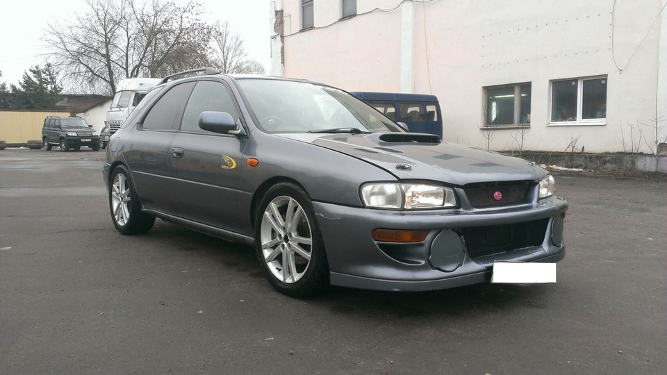 Subaru Impreza WRX STI Angry Grey Wagon