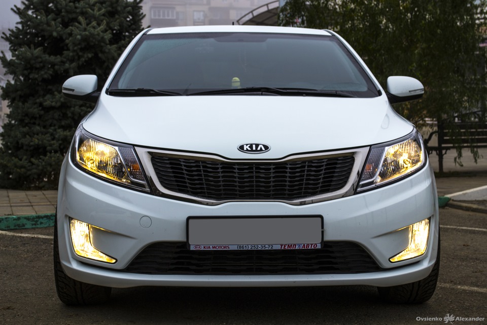 Осеннее настроение — KIA Rio (3G), 1,6 л, 2012 года | фотография | DRIVE2