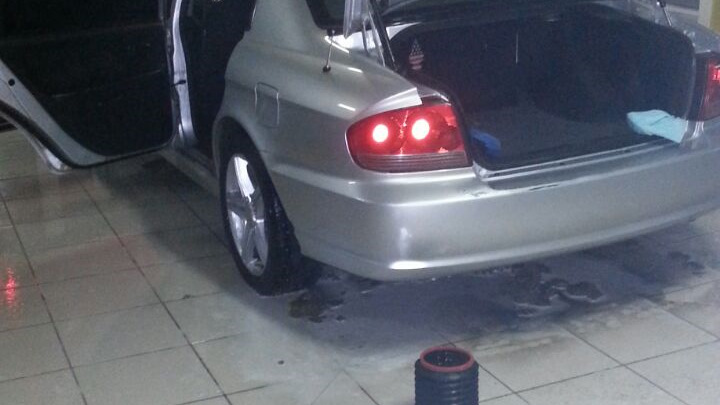 Почему стойки пробивает при съеде с препятствия? — Hyundai Sonata IV ...