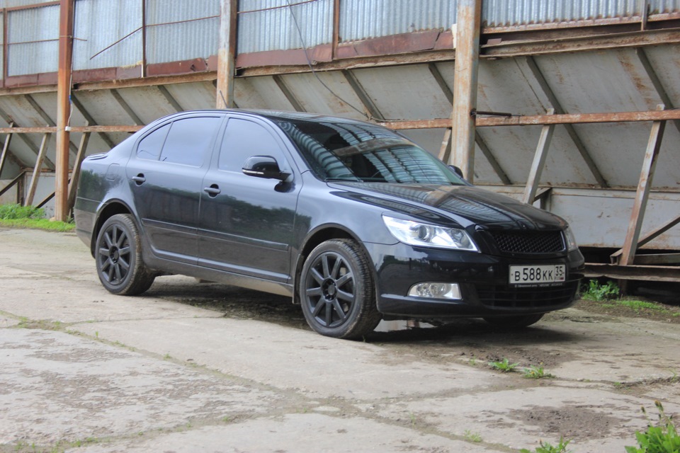 Skoda Octavia Black антихром