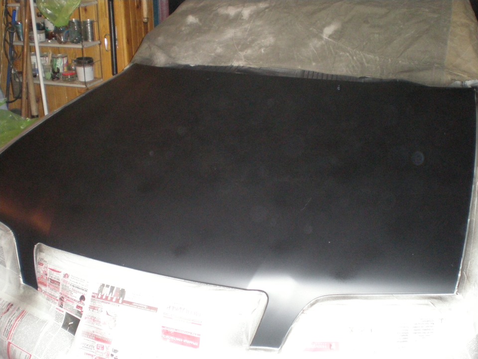 Замена и покраска капота жидкой резиной! — Toyota Camry (V40), 1,8 л ...