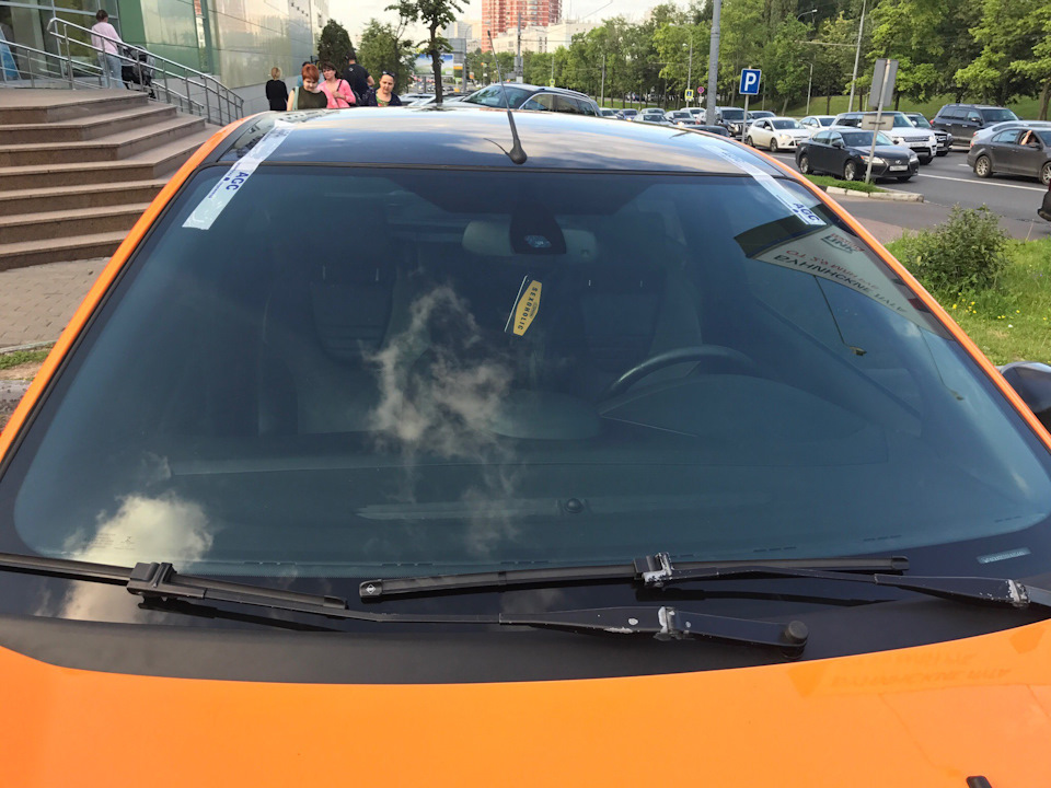 Замена лобового стекла — Ford Focus II ST, 2,5 л, 2008 года | кузовной ...