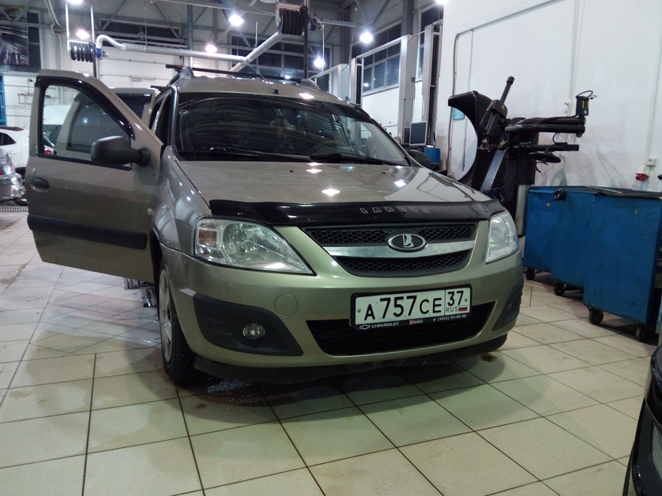 На улице -20, значит будет чисто на дороге! — LADA Ларгус, 1,6 л., 2013 ...