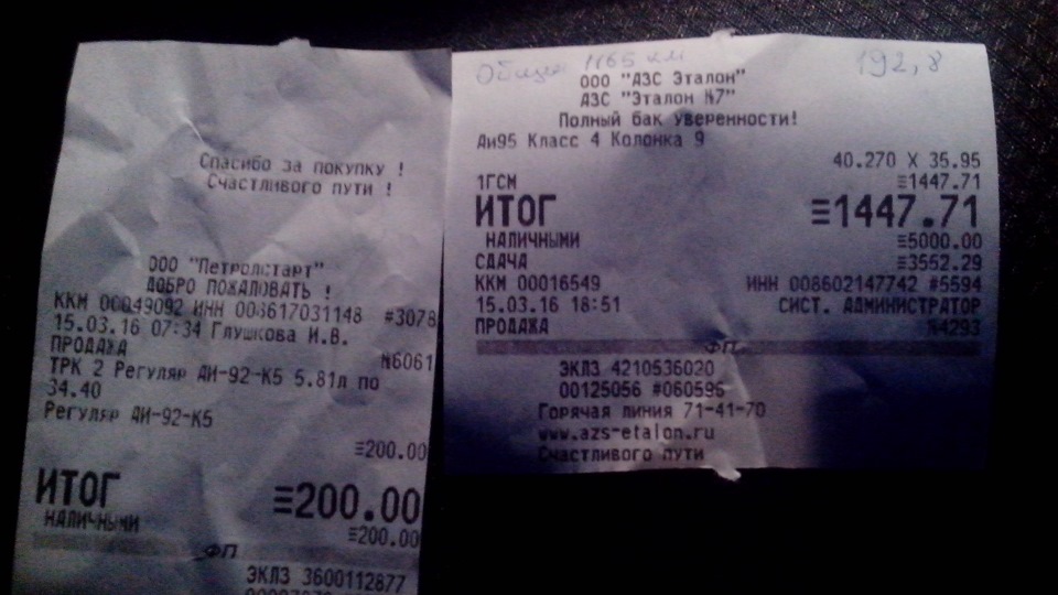 Расход топлива 3 — Datsun mi-Do, 1,6 л, 2015 года | заправка | DRIVE2