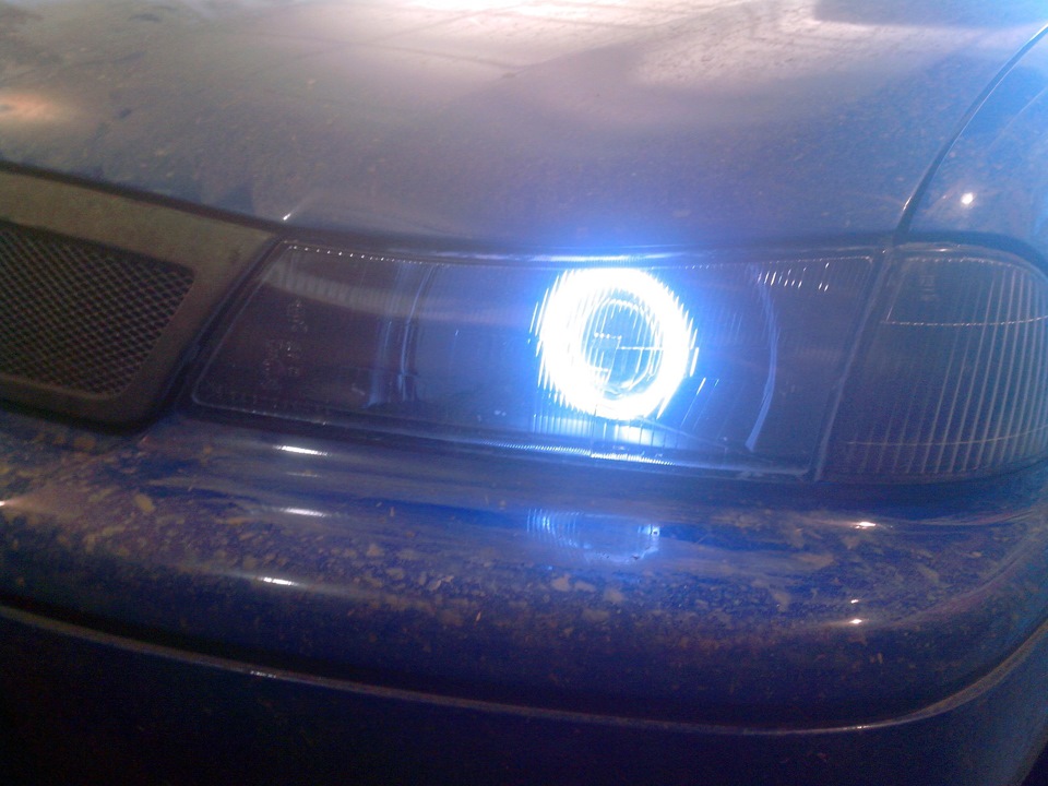 Черные глаза ч.1. Би-линзы в фары — Daewoo Nexia, 1,5 л, 2007 года ...