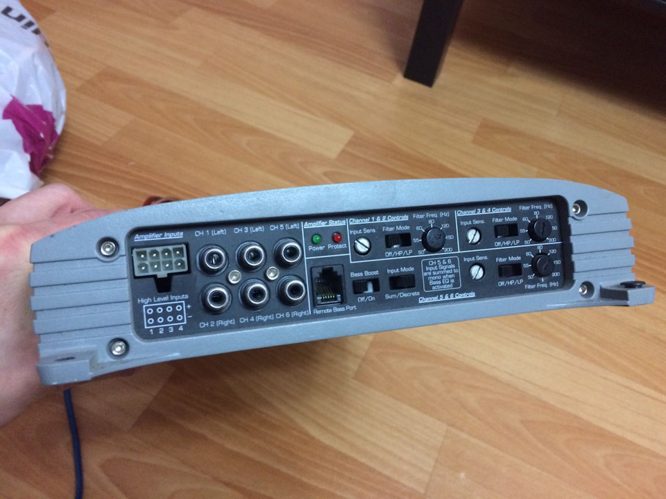 Американская легенда 6 канальный JL Audio E6450M и Японец Nakamichi PA
