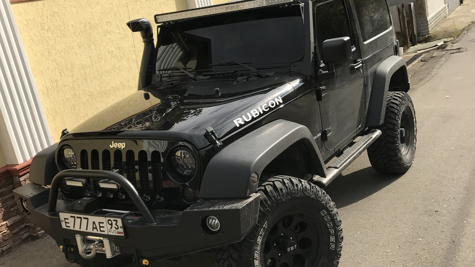 Jeep Wrangler (JK) 2.8 дизельный 2011 | black villain на DRIVE2